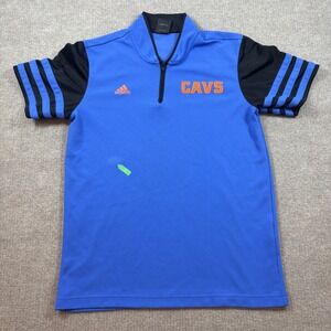 Adidas Blue HWC Cleveland Cavs Warm-Up Shirt Men's Size Large